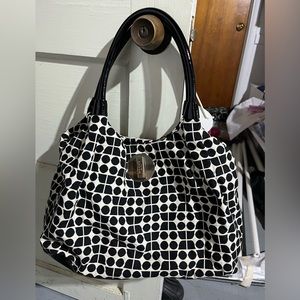 Gorgeous black and white Kate Spade bag